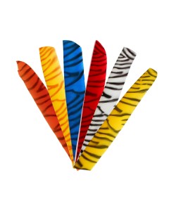 BEARPAW FEATHER ZEBRA FULL LENGTH 8"-12" (203 - 305 mm)