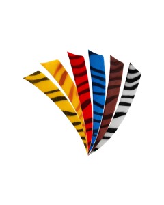 BEARPAW FEATHER ZEBRA SHIELD 4" (101.6 mm)
