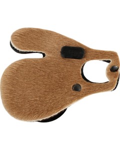 BEARPAW LEATHER WITH HAIR TAB