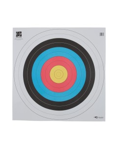 TARGET FACE WORLD ARCHERY, 10 RINGS, 80 x 80 cm, STANDARD CENTER