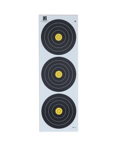 TARGET FACE WORLD ARCHERY, 6 RINGS, 3 * 20 x 20 cm, VERTICAL, FOR FIELD