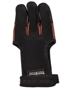 BUCK TRAIL LEATHER AND NEOPRENE GLOVE HYBRID
