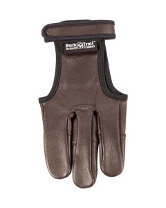 BUCK TRAIL LEATHER GLOVE DEER SKIN BROWN