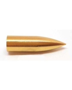 TIPPING POINT ARCHERY BULLET BRASS POINT, TAPERED, SCREW-ON, 5/16