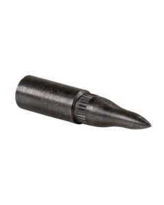 BUCK TRAIL STEEL BLACK 3D POINT, TAPERED, SCREW-ON, 5/16
