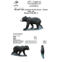 SRT 3D TARGET BLACK BEAR CUB, GROUP 3, 102 x 57 cm